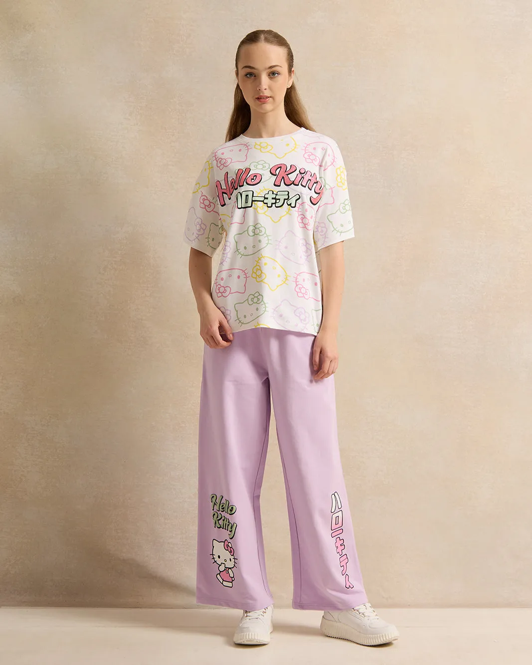 Senior Girls White Hello Kitty Top sold by Redtag product image thumbnail 2