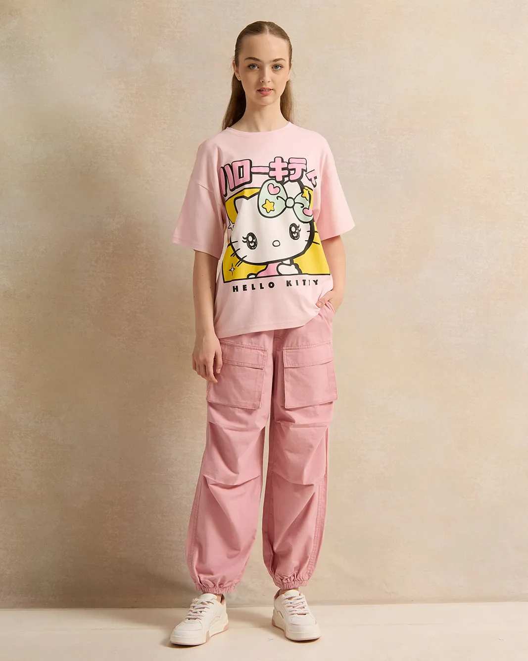 Senior Girls Pink Hello Kitty Top sold by Redtag product image thumbnail 2