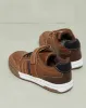 Boys Brown Material Block Sneakers sold by Redtag