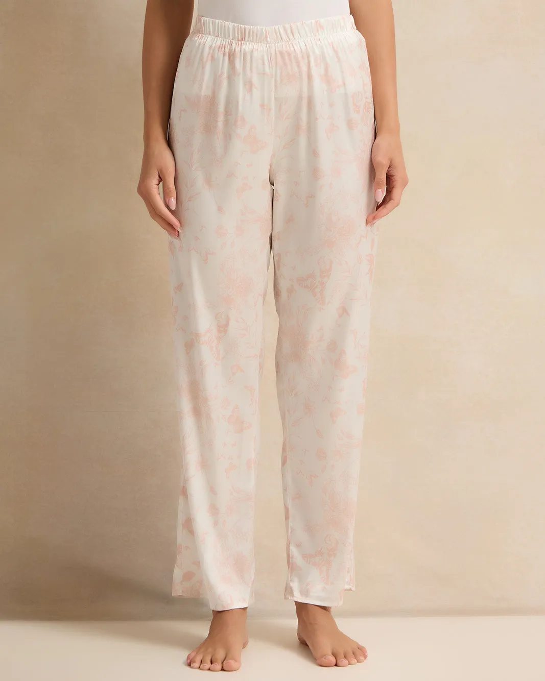 Women Pink Satin Cami Set sold by Redtag product image thumbnail 3