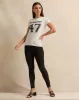Women Short Sleeve Grey Printed T-Shirt sold by Redtag