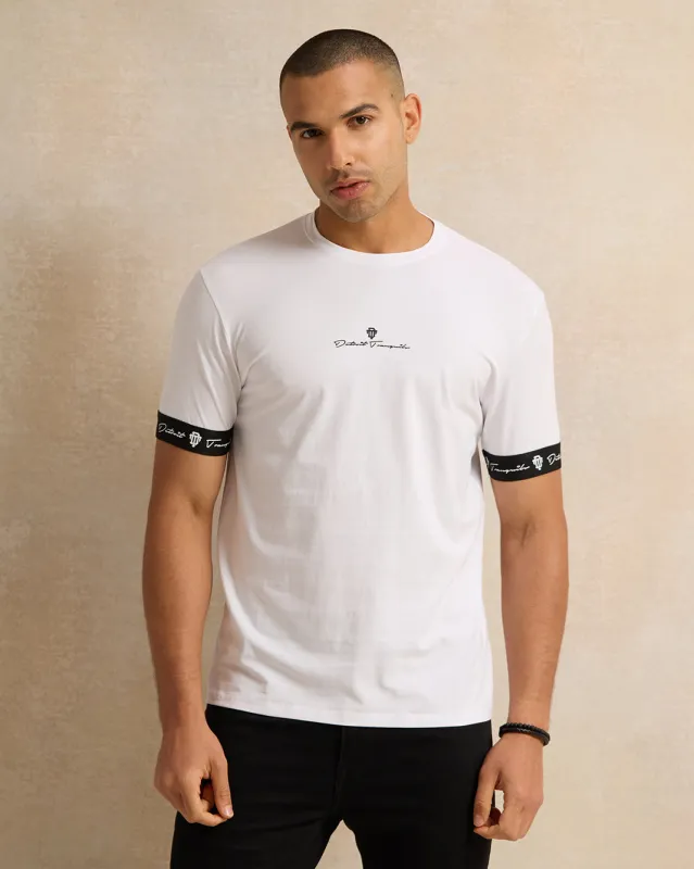 Men White Printed T-Shirt sold by Redtag