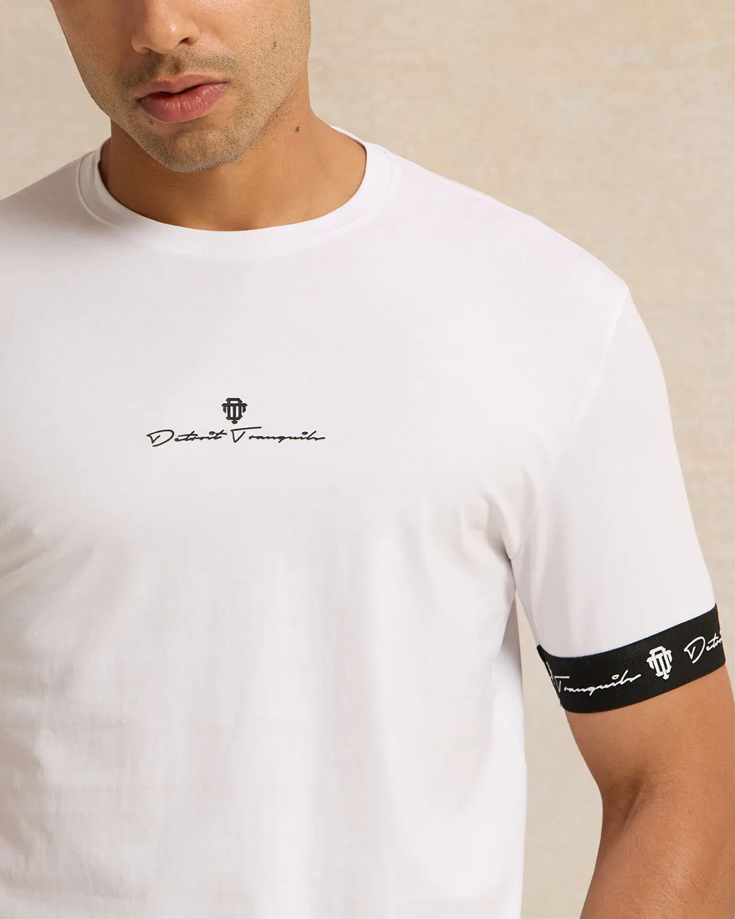 Men White Printed T-Shirt sold by Redtag product image thumbnail 4