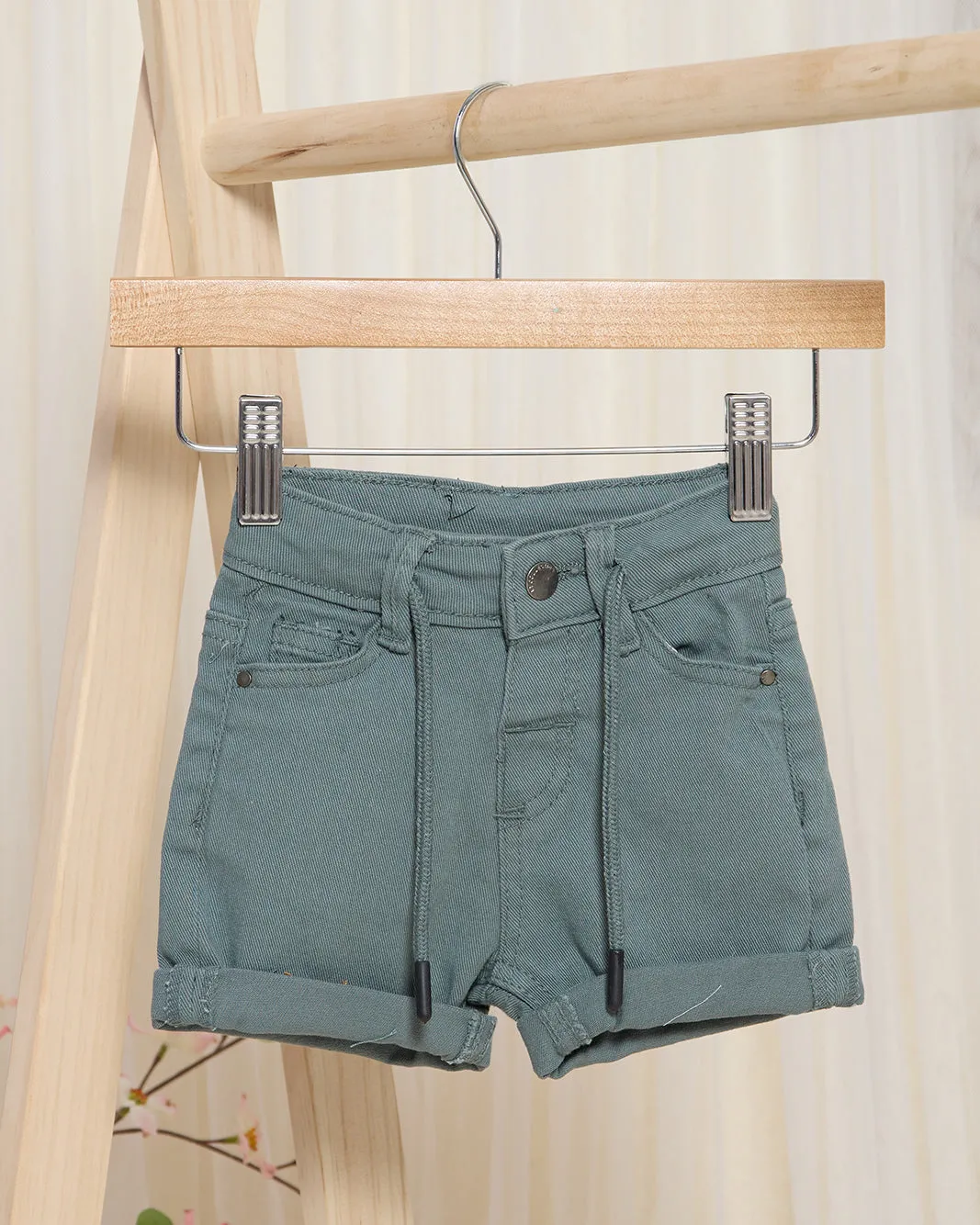 Infant Boys Petrol Blue Denim Shorts sold by Redtag