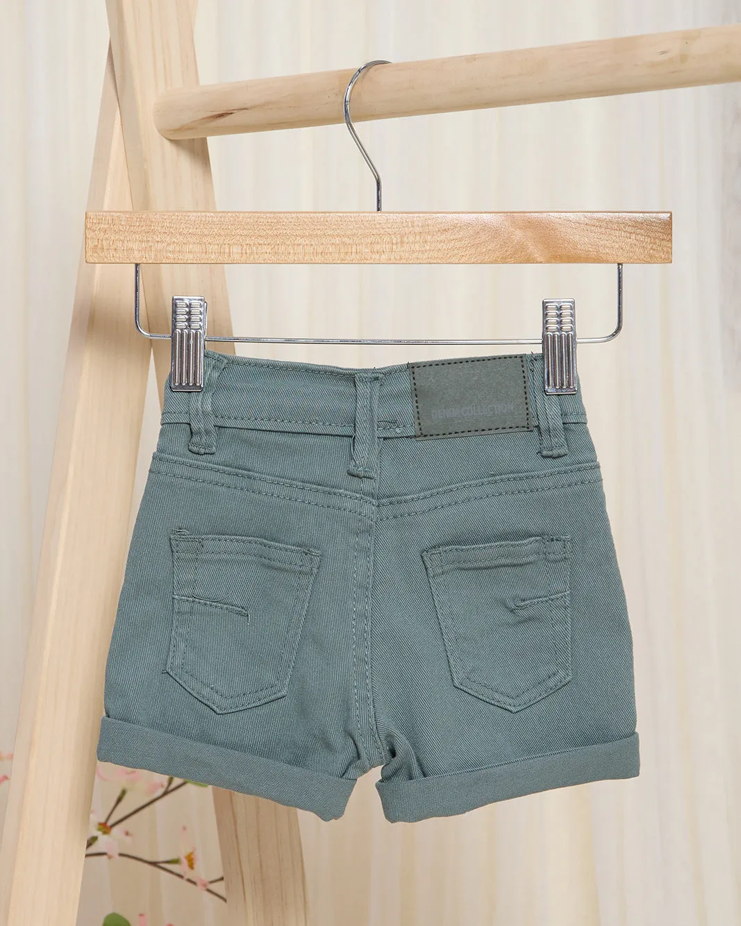 Infant Boys Petrol Blue Denim Shorts sold by Redtag product image thumbnail 4