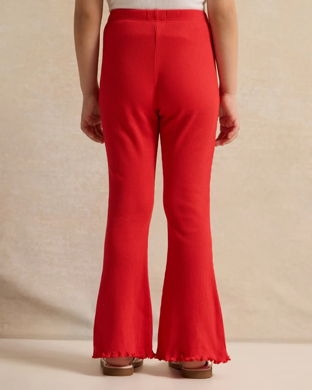 Girls Red Sweet & Classic Print Flared Leggings sold by Redtag product image thumbnail 2