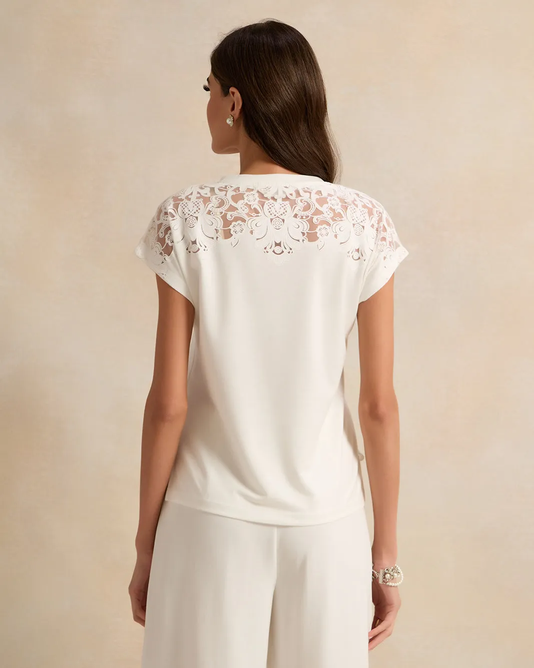 Women White Embellished Top sold by Redtag product image thumbnail 3