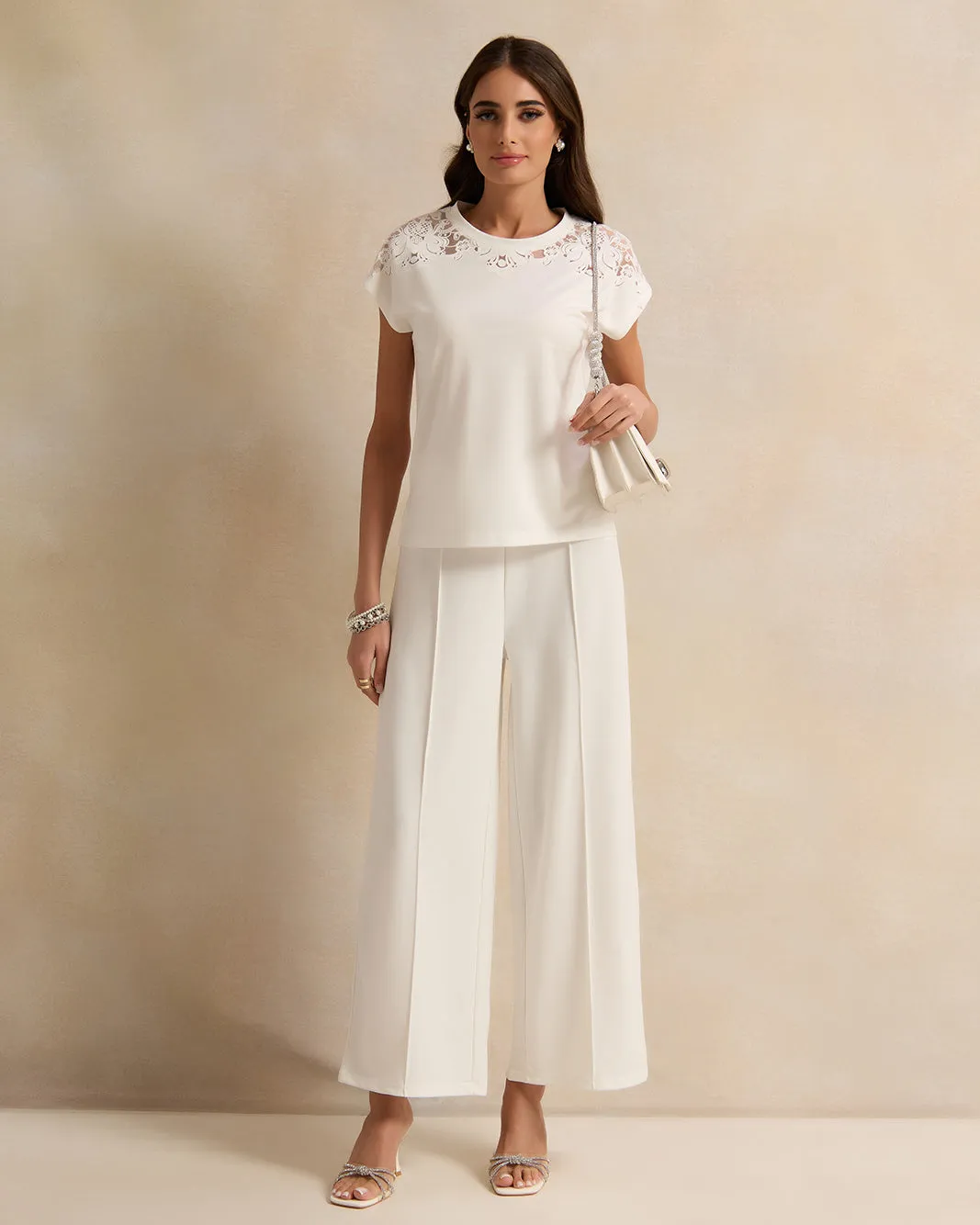 Women White Embellished Top sold by Redtag product image thumbnail 2