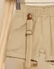 Infant Boys Beige Linen Shorts With Suspender sold by Redtag