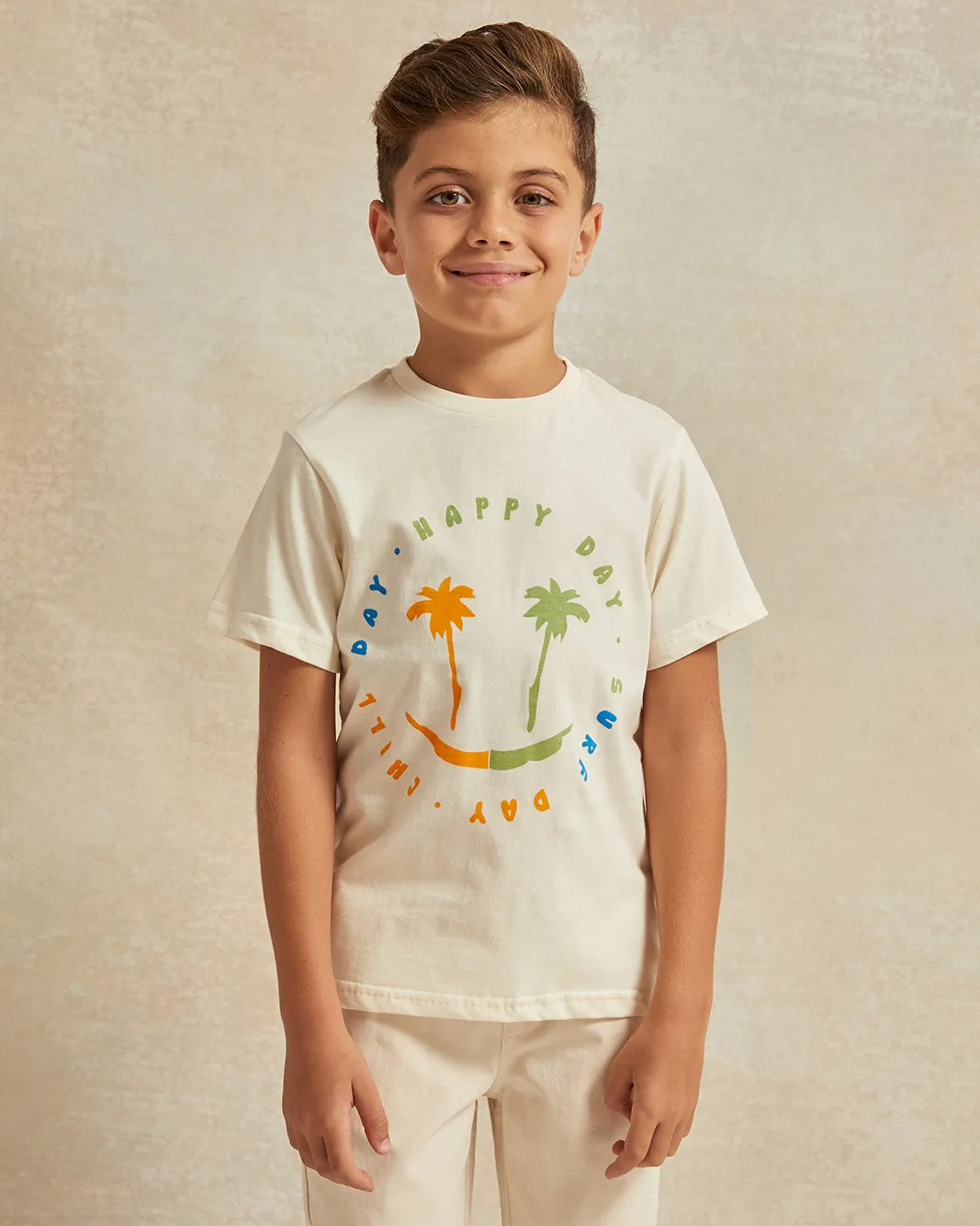 Boys Mint Palm Print Shirt And T-Shirt (2 Piece) sold by Redtag product image thumbnail 2