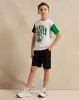 Boys White Boston Celtics Oversized T-Shirt sold by Redtag