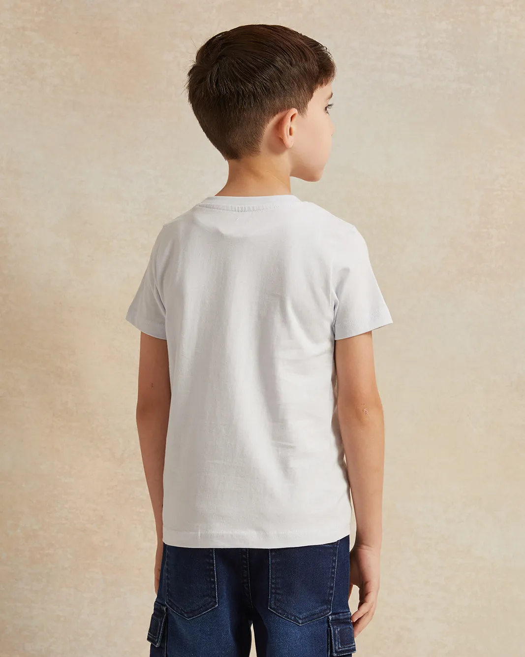 Boys Blue Brooklyn Print T-Shirt sold by Redtag product image thumbnail 3