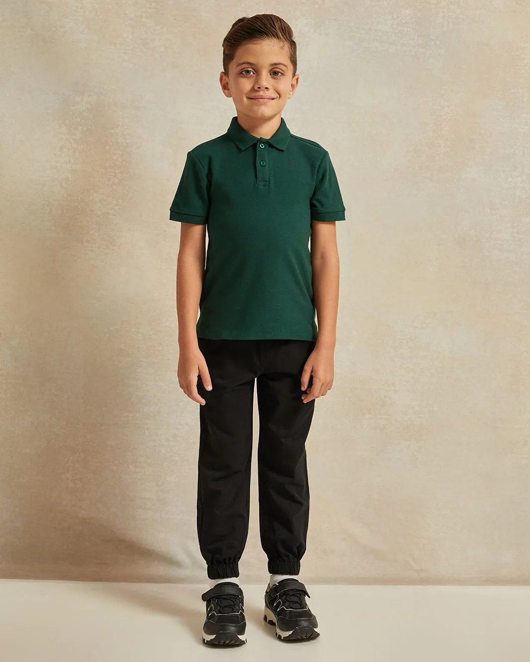 Boys Black Solid Jogger sold by Redtag product image thumbnail 2