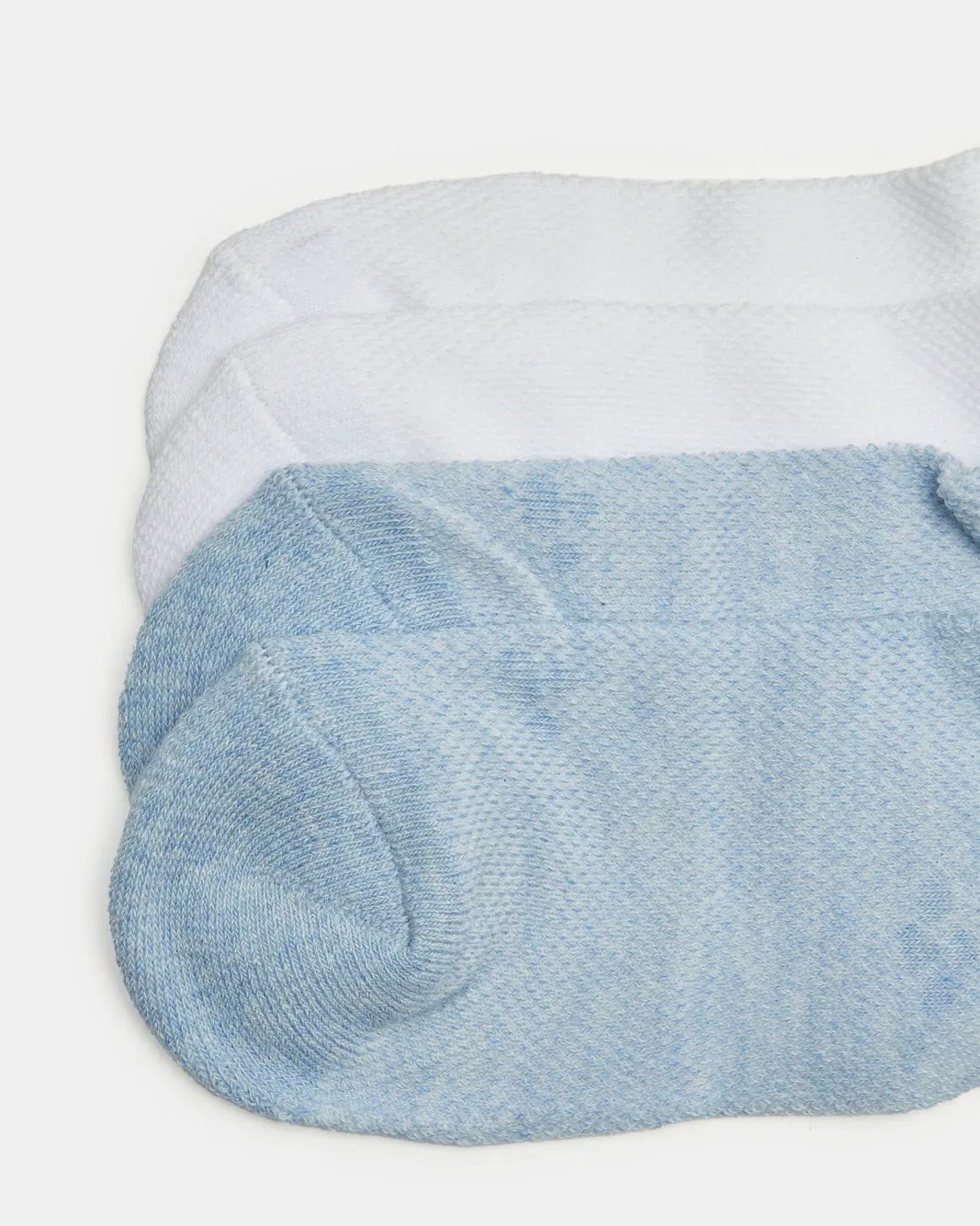 Senior Girls White And Blue Ankle Length Socks Set (2 Pairs) sold by Redtag product image thumbnail 2