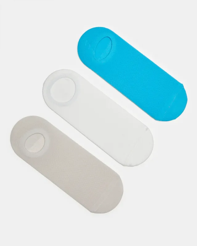 Senior Girls Assorted Invisible Socks (3 Pairs) sold by Redtag