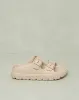 Women Beige Buckle Trim Slide sold by Redtag