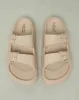 Women Beige Buckle Trim Slide sold by Redtag