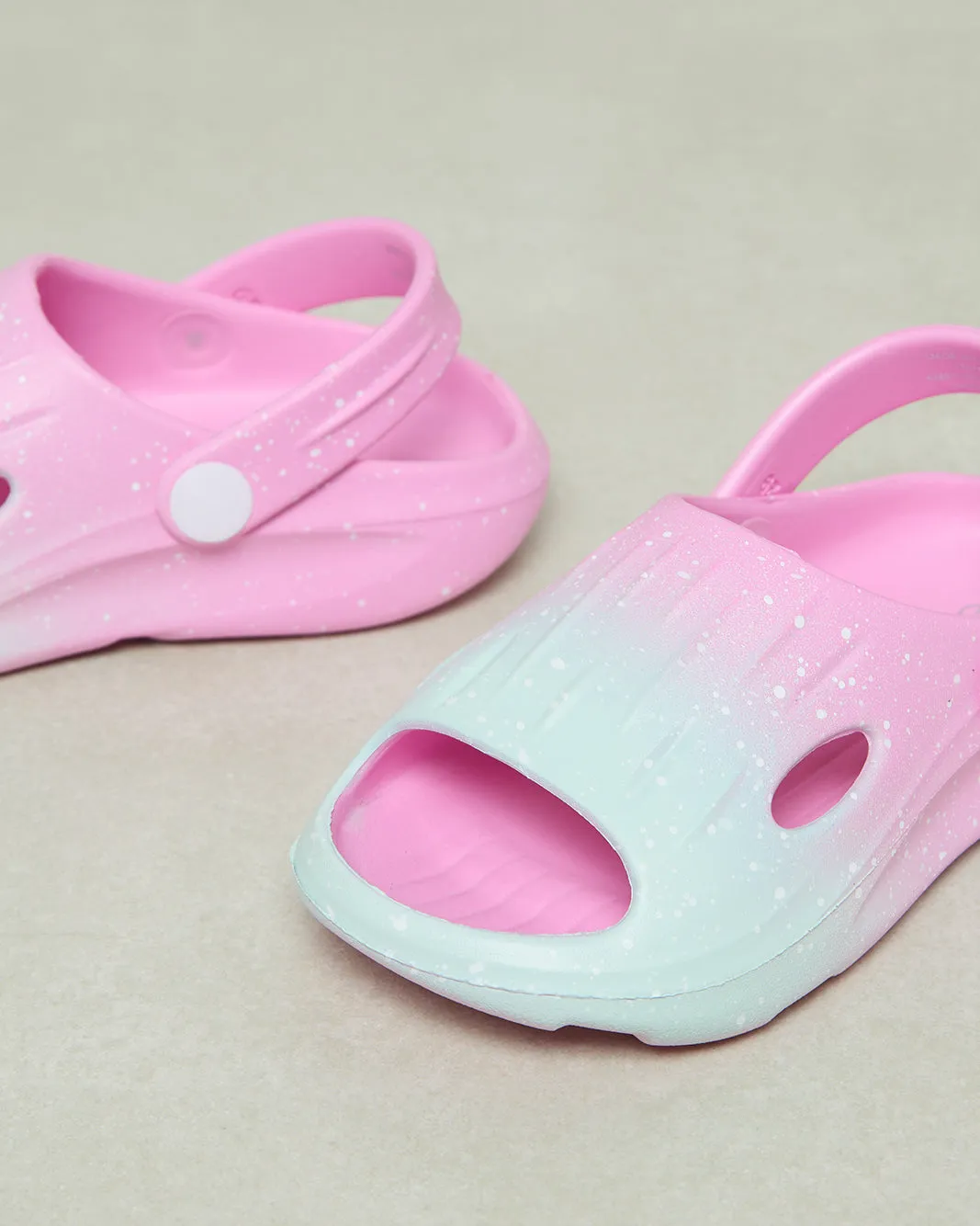 Senior Girls Pink Open Toe Slide sold by Redtag product image thumbnail 3