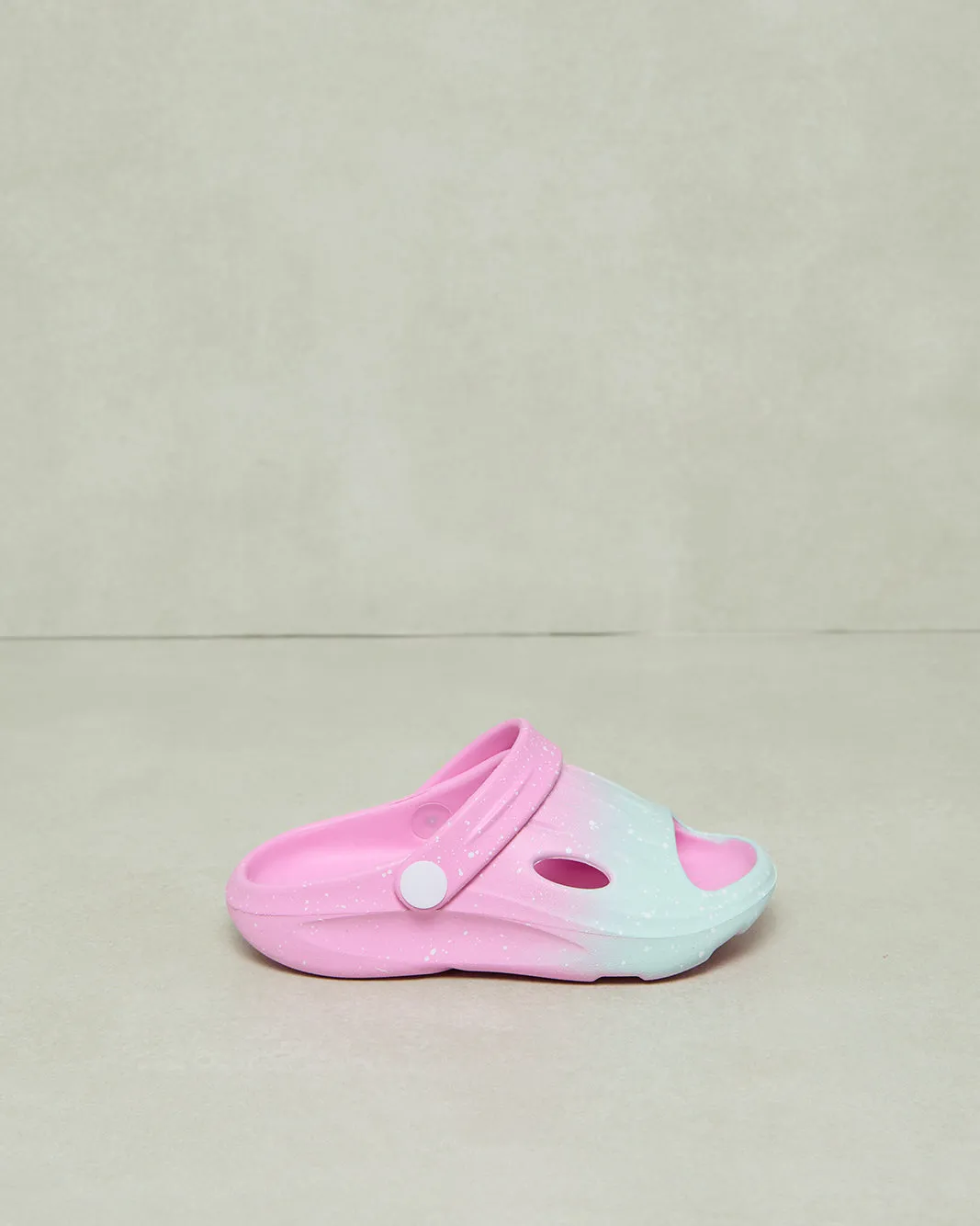 Senior Girls Pink Open Toe Slide sold by Redtag