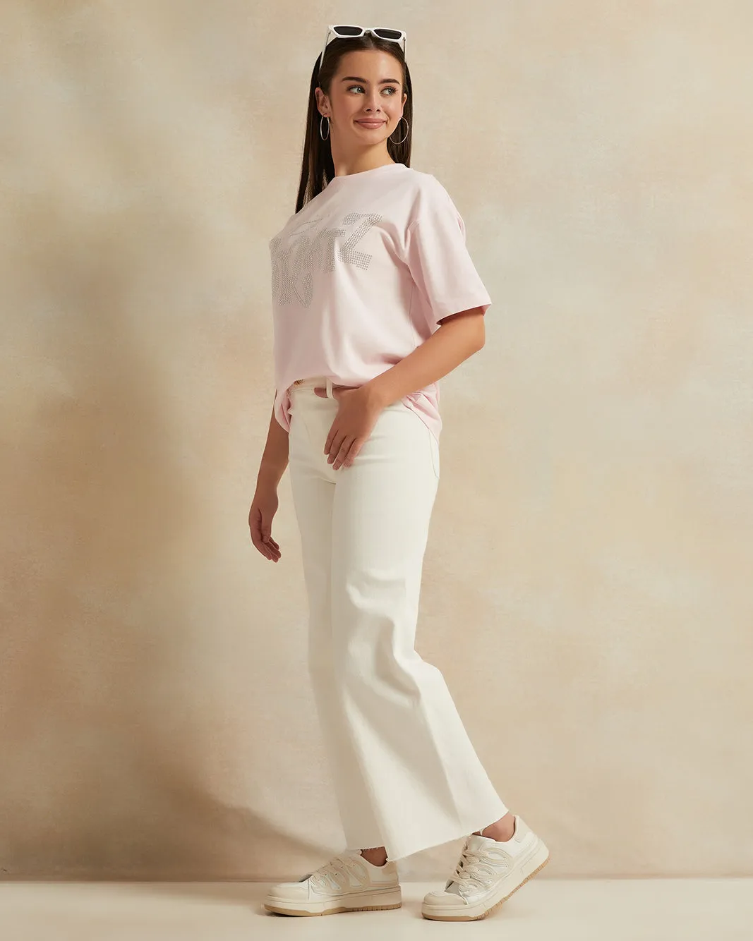 Senior Girls Pink Embellished Top sold by Redtag product image thumbnail 2