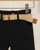 Infant Boys Black Belted Shorts sold by Redtag