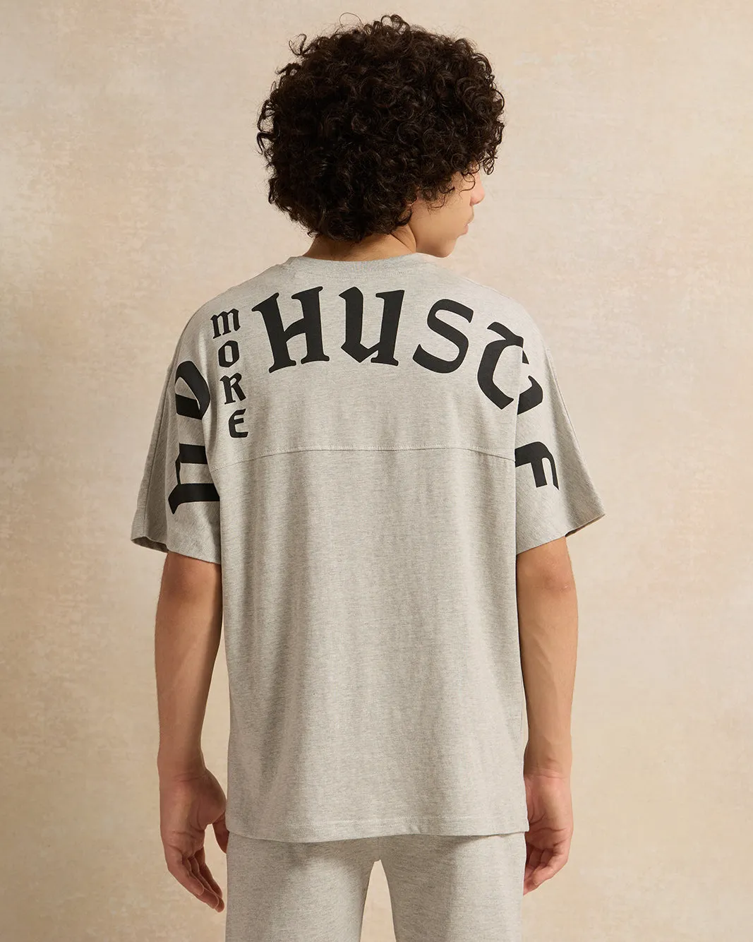 Senior Boys Grey Oversize T-Shirt sold by Redtag product image thumbnail 3