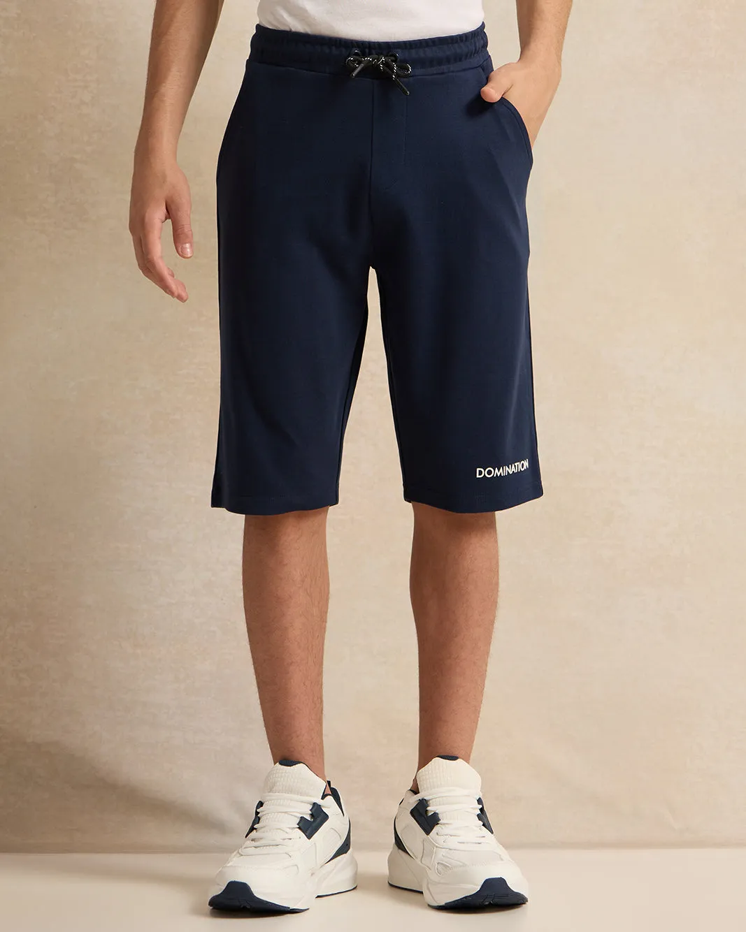 Senior Boys Navy Domination Active Shorts sold by Redtag