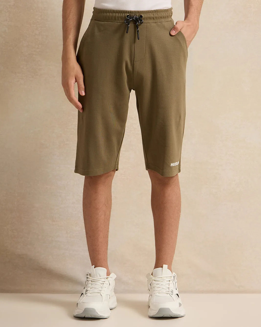 Senior Boys Olive Hustler Active Short sold by Redtag