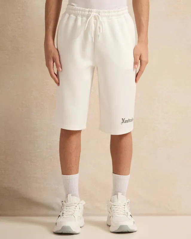 Senior Boys White Modal Active Short sold by Redtag
