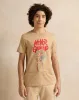 Senior Boys Beige Printed T-Shirt sold by Redtag