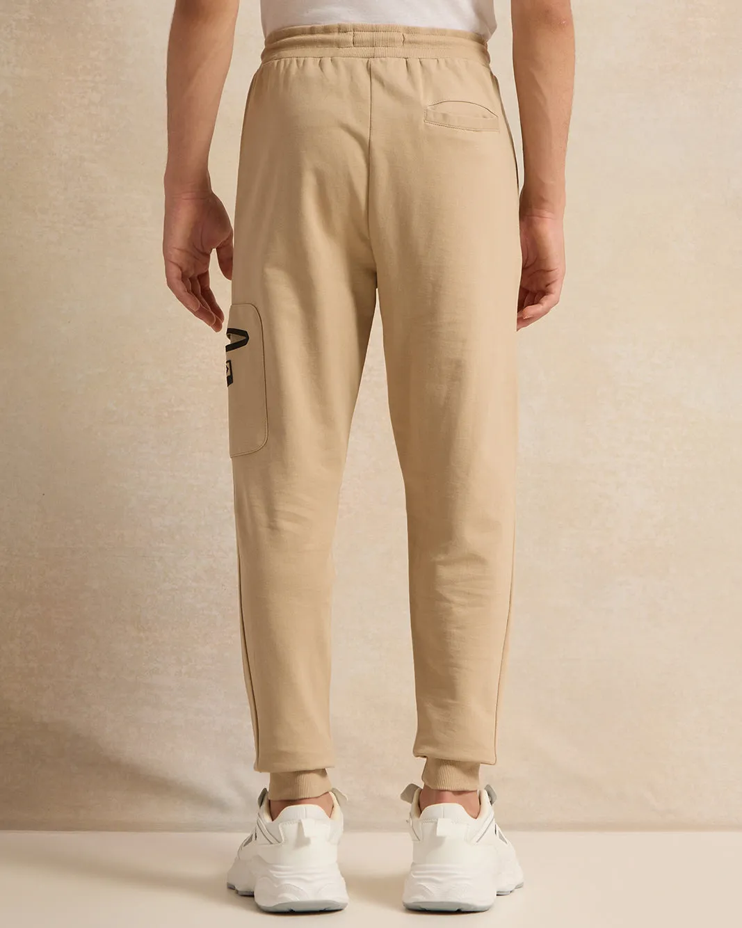 Senior Boys Beige Printed Active Pants sold by Redtag product image thumbnail 3