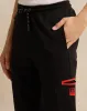 Senior Boys Black Printed Active Pants sold by Redtag