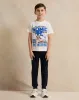 Boys White Printed T-Shirt sold by Redtag