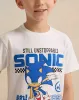 Boys White Printed T-Shirt sold by Redtag