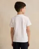 Boys White Printed T-Shirt sold by Redtag