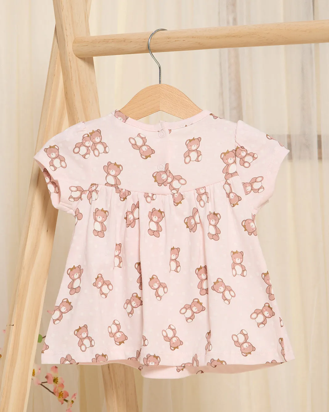 Infant Girls Pink Printed Blouse sold by Redtag product image thumbnail 3