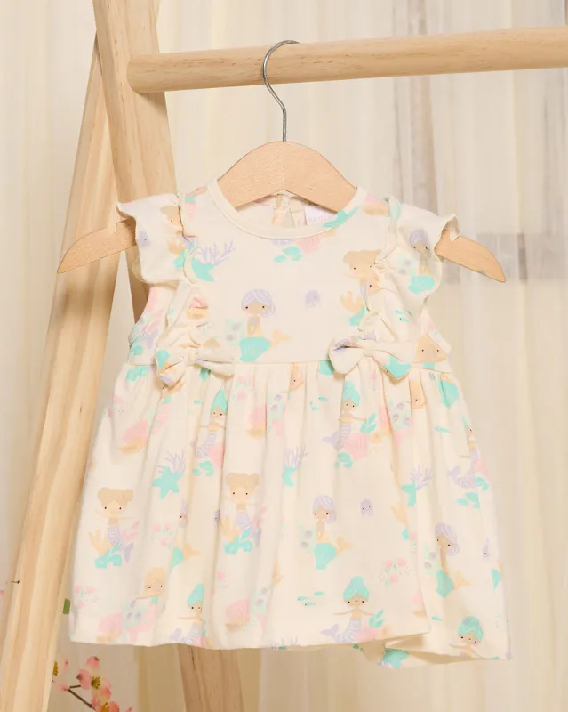 Infant Girls Cream Printed Blouse sold by Redtag