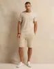 Men Beige Embellished Lounge Shorts sold by Redtag