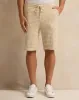 Men Beige Embellished Lounge Shorts sold by Redtag