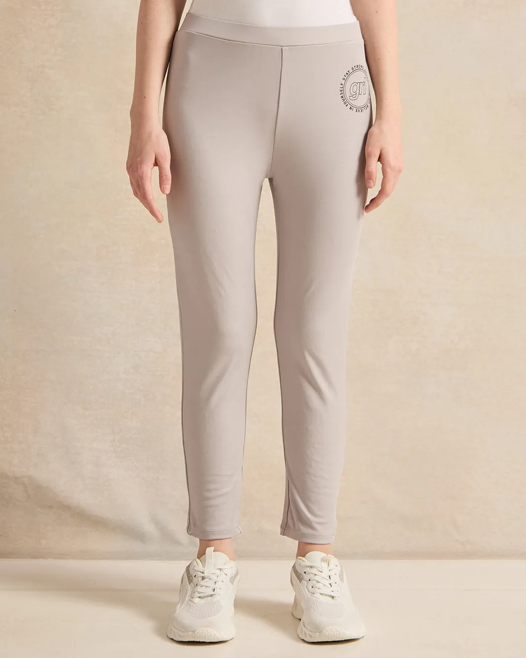 Senior Girls Silver Metallic Leggings sold by Redtag