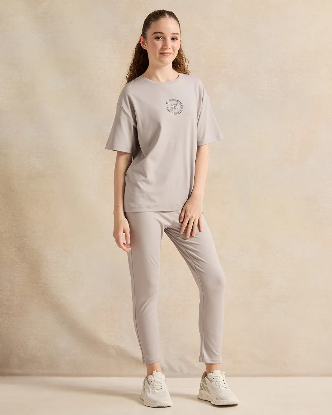 Senior Girls Silver Metallic Leggings sold by Redtag product image thumbnail 2