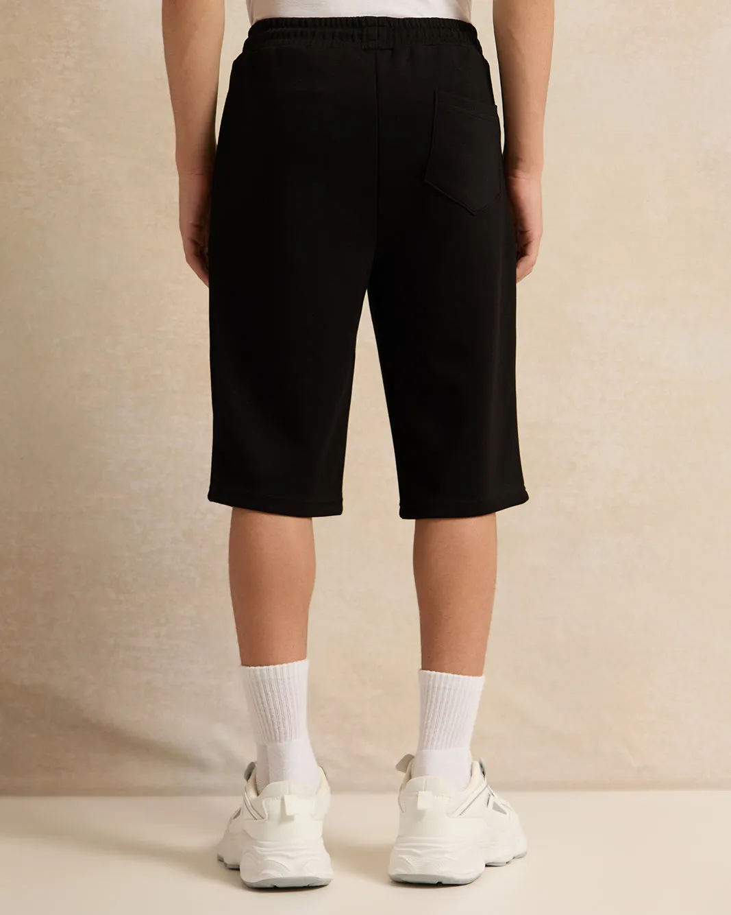 Senior Boys Black Modal Active Short sold by Redtag product image thumbnail 3