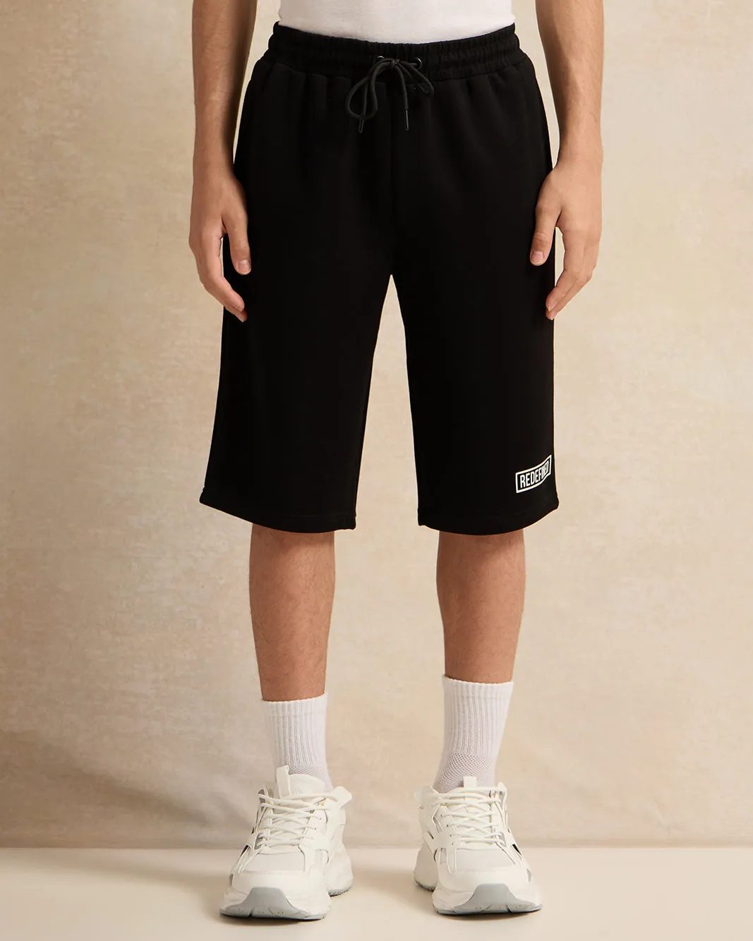 Senior Boys Black Modal Active Short sold by Redtag