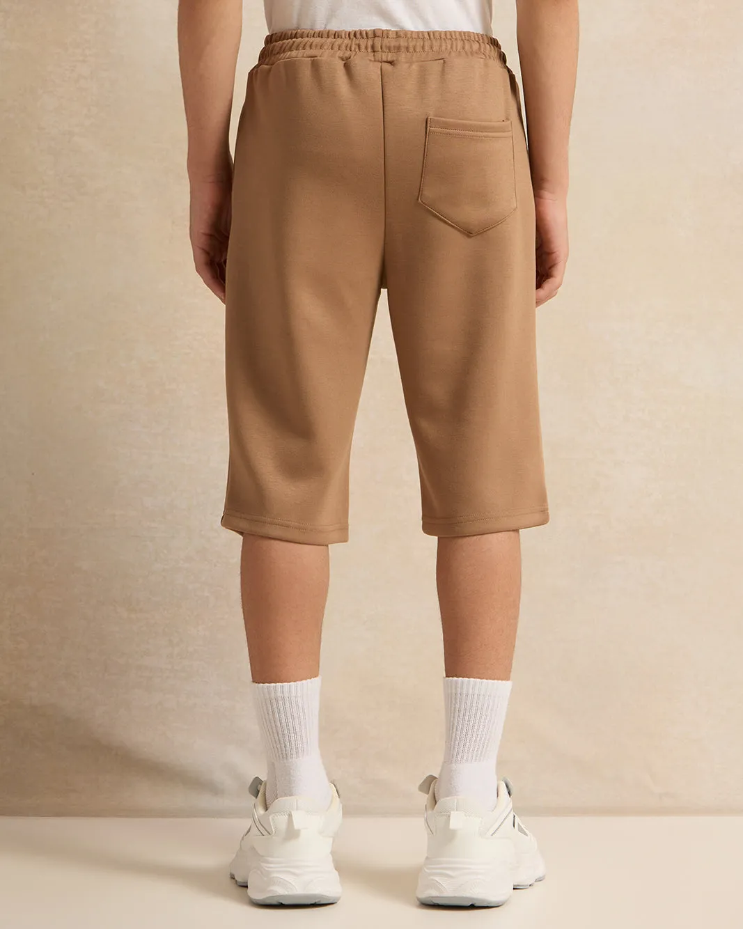 Senior Boys Brown Modal Active Short sold by Redtag product image thumbnail 3