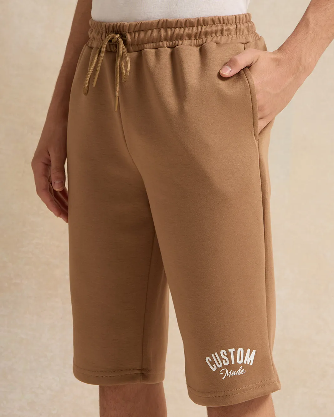 Senior Boys Brown Modal Active Short sold by Redtag product image thumbnail 4