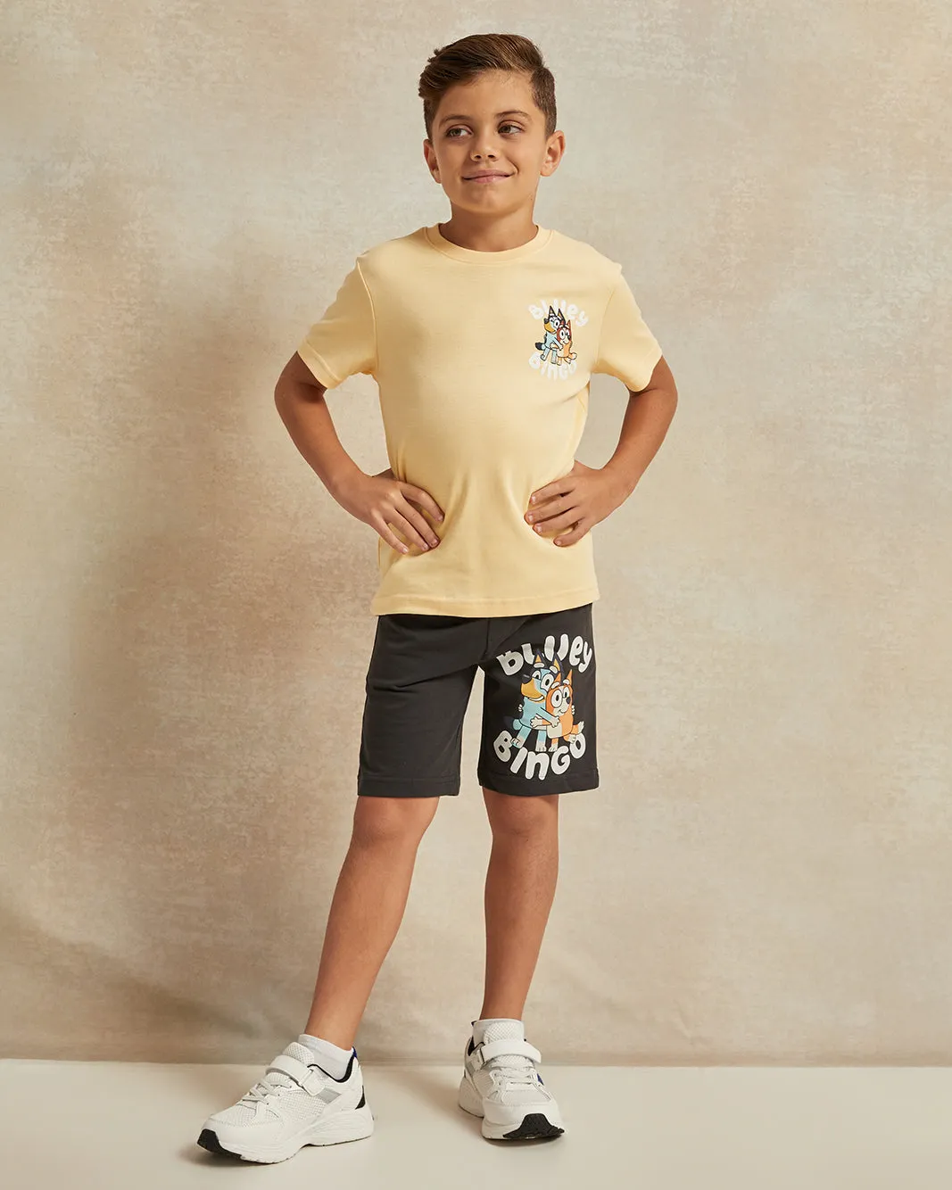 Boys Yellow Bluey Print T-Shirt sold by Redtag product image thumbnail 2