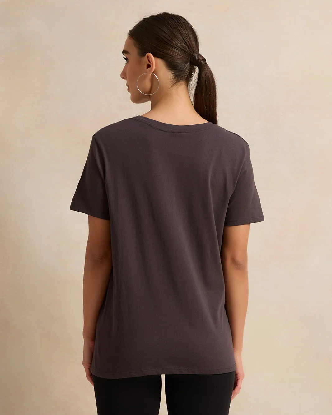 Women Charcoal Looney Tunes Printed T-Shirt sold by Redtag product image thumbnail 3