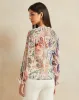 Women Beige Printed Blouse sold by Redtag