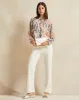 Women Beige Printed Blouse sold by Redtag
