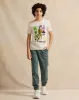 Senior Boys Teal Pull On Trouser Without Cuff sold by Redtag